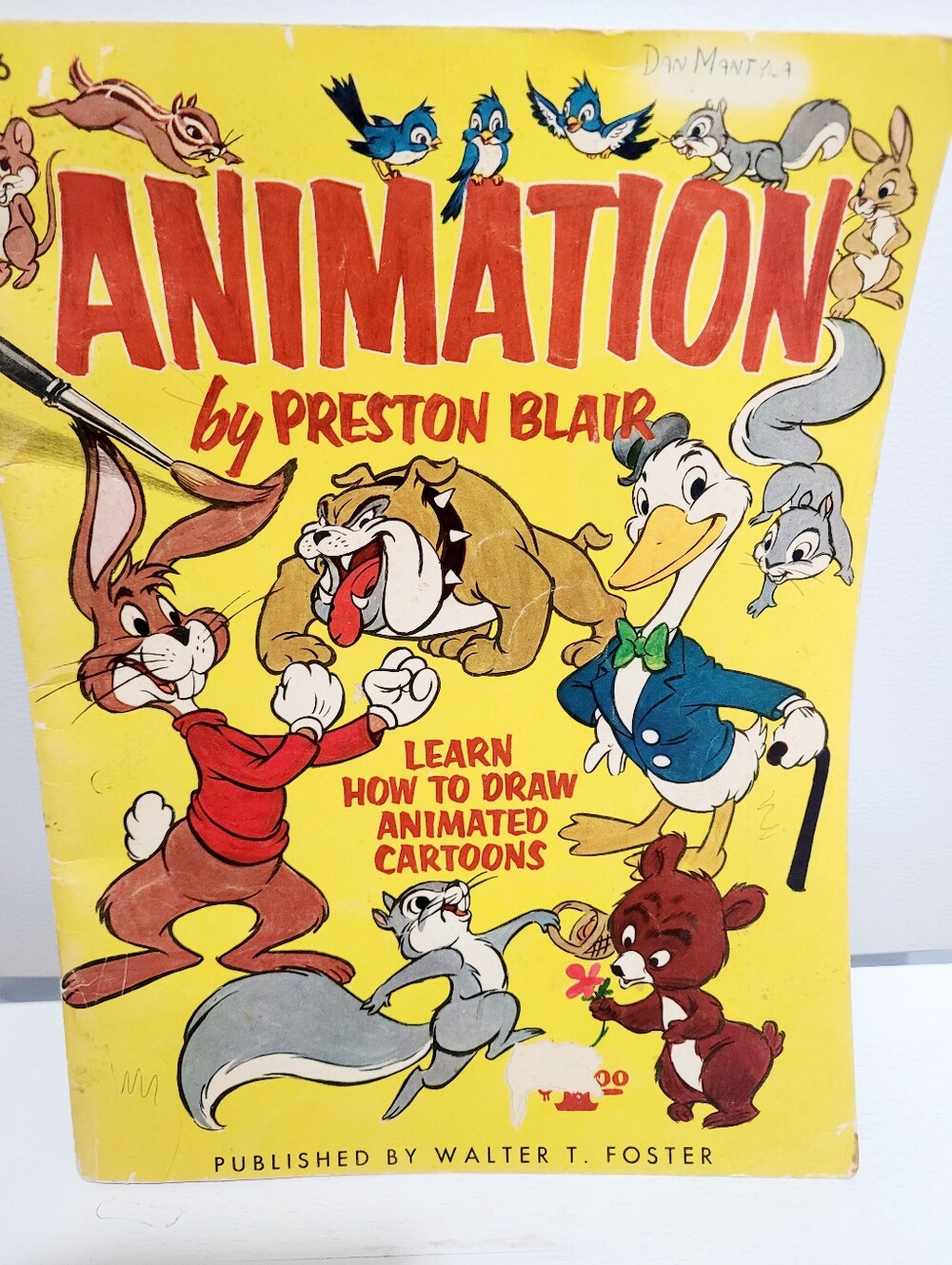 Vintage Preston Blair Animation Drawing Book Walter T. Foster No. 26